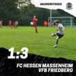 Bild könnte enthalten: eine oder mehrere Personen und im Freien, Text „#AUSWÄRTSSIEG VB Friedberg 1:3 FC HESSEN MASSENHEIM VFB FRIEDBERG“