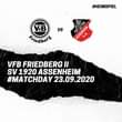 Bild könnte enthalten: Text „#HEIMSPIEL Vs VB Friedberg 1920 20 ASSENHEIM E.V. VFB FRIEDBERG Il SV 1920 ASSENHEIM #MATCHDAY 23.09.2020“