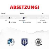 Bild könnte enthalten: Text „Datum Zeit Mi,21.10.20 19:30 ABSETZUNG! Wettbewerb Herren|KreisligaB Herren| Kreisliga VFB Friedberg 20:15 Info FC Karben ME| 340014105 Herren| Kreisoberliga VFB Friedberg Absetzung : Zum Spiel ㄱ SV Nieder-Weisel ME| 340028105 Absetzung Zum Spiel FCKARBEN 19 21 VB Friedberg“
