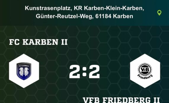 Unsere 1b erkämpft sich beim Tabellenzweiten FC Karben II ( @fckarben ) mit eine...