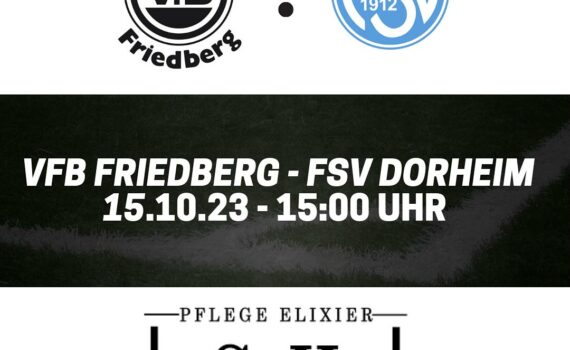 Spitzenspiel-Derby auf dem Burgfeld gegen den FSV Dorheim! 

Heute steht das näc...
